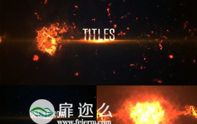 AE模板4K震撼文字标题动画史诗级黑暗电影片头