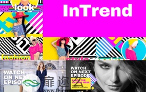 AE模板时尚动感宣传片电视栏目广告商业包装