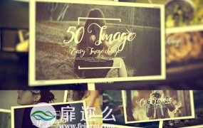 AE模板唯美相册回忆照片幻灯片视频动画