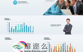 AE模板企业公司宣传片品牌介绍信息图表展示动画