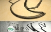AE模板书法绘画油墨方式logo演绎标志动画片头
