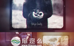 AE模板温馨唯美生日祝福婚礼情人节家庭旅游电子相册