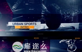 AE模板极限运动城市体育宣传片特效动画