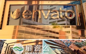 AE模板街道高楼大厦反射三维标志logo演绎动画特效