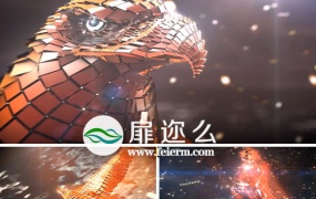 AE模板震撼大气一路领跑酒吧企业年会开场片头动画