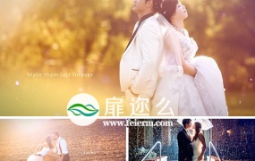 AE模板时尚唯美浪漫婚礼幻灯片相册效果