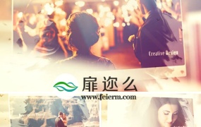 AE模板温馨唯美浪漫回忆婚礼纪念日照片展示