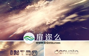 AE模板太空星云宇宙穿梭文字标题宣传片开场