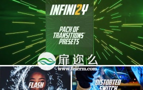 Premiere转场预设:常用12种风格转场效果 Infini2y Pack of Transitions