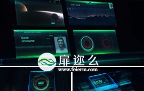 AE模板600组HUD高科技科幻技术用户界面数据全息信息图表