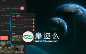 AE脚本:地球俯冲推拉聚焦地点动画脚本 Earth Zoom Toolkit Pro