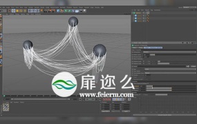 C4D插件:杂乱点线线条制作 Topowire 1.0