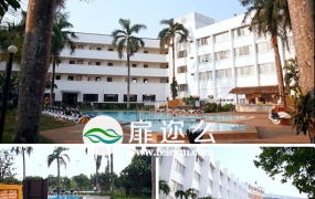实拍素材:泰国酒店游泳池外景场景视频