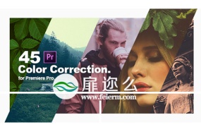 Premiere预设:45个电影大片复古黑白自然调色预设 Color Grading Presets