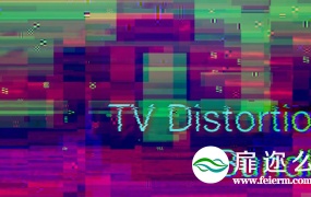 Ae/Pr插件:信号干扰画面像素破损失真Rowbyte TV Distortion Bundle v2.0.7a
