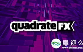 AE脚本:矩阵图形背景生成器 Aescripts quadrateFX v1.0 Win/Mac