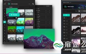 AE扩展脚本:毛刺科技数字色彩分离信号故障失真损坏视频特效预设包