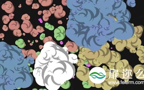 AE教程:制作卡通烟雾爆炸视频教程