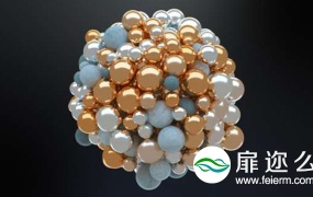 C4D教程:小球聚拢动力学视频教程