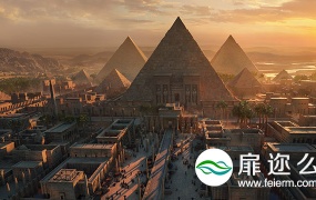 3D模:埃及金字塔模型Kitbash3D – Egypt