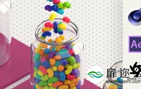 C4D教程:三维循环动图制作