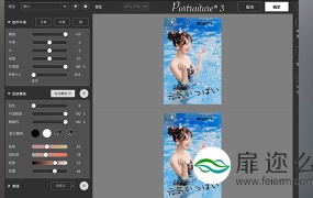 PS插件:Portraiture3一键磨皮PS磨皮插件影楼美白滤镜修图中文版 Win/Mac