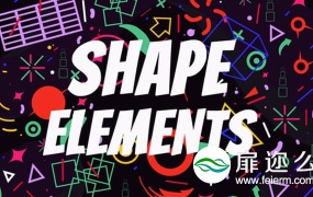 AE模板-777+MG卡通形状图形设计元素包Shape Elements
