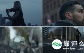 视频素材:120组下雪飘雪特效合成4K视频素材