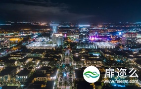 视频素材:航拍城市繁忙的街道交通延时视频