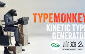 AE脚本:倒鸭子风格文字运动排版MG动画 Aescripts TypeMonkey v1.17