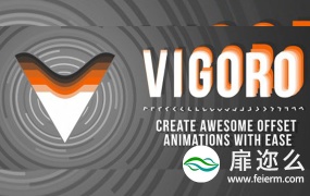 AE脚本:MG延迟拖尾效果 Aescripts Vigoro V1.0.4