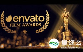 AE模板-奥斯卡颁奖典礼提名片头动画 Awards Logo