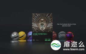 C4D预设:100组C4D Octane渲染器可编辑纹理贴图材质预设包