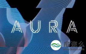 AE插件:无限几何图形循环生成动画 Rowbyte Aura v1.0