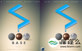 C4D材质预设:180组Redshift渲染器车漆玻璃塑料金属布料液体石头木纹