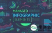 AE模板-信息图表数据统计图表柱状图动画包 Managed Infographic Elements