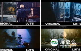 LUTs预设:15组高质量电影级LUTs明亮饱和调色预设