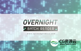 3DS MAX插件-批量渲染插件 Overnight Batch Render v1.03