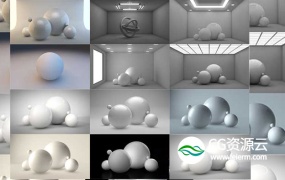 C4D灯光预设-MotionSquared Light Kit v3.0