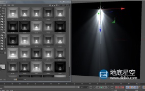 C4D灯光预设-IES灯光预设