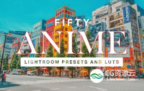 LUT预设+Lightroom预设-50游戏动漫风格的调色预设