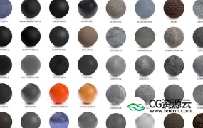 C4D材质-500+C4d OctaneRender材质预设合集