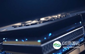 AE模板-三维质感的E3D文字标志logo片头动画