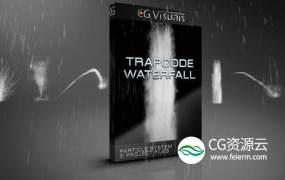 AE模板-5组水流瀑布喷洒飞溅流体特效动画 Waterfall Pack