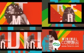 AE模板-时尚动感城市街道复古包装片头 Fashion Models Intro