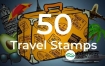 AE模板-50个旅行标签图章文字标题动画 50 Travel Stamps