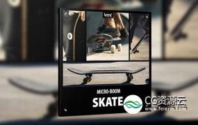 音效素材-327个极限运行滑轮滑板音效 Skate