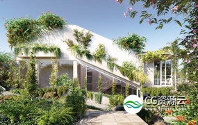 3D模型-藤蔓爬山虎植物模型 Globe Plants – Bundle 23 Vines and Creepers 03