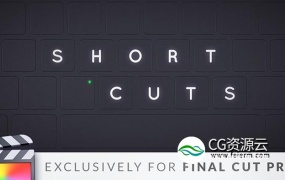 FCPX插件-视频教程快捷键按钮展示 Shortcuts for FCPX