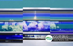 AE模板-100种时尚的遮罩数字折射色差转场过渡效果 Transitions